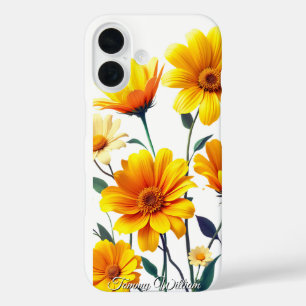 Vintage Cute Retro Groovy Hippie Flowers iPhone 16 Case