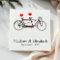 Vintage Cute Tandem Bicycle Custom Wedding