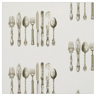Vintage Cutlery Dining Set Fabric