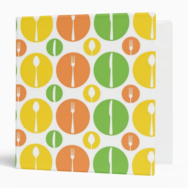 Vintage Cutlery Pattern Binder (Front/Inside)