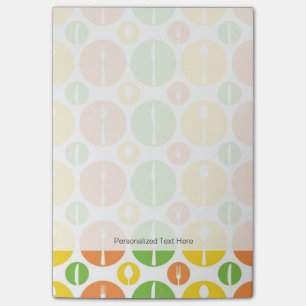 Vintage Cutlery Pattern Post-it Notes