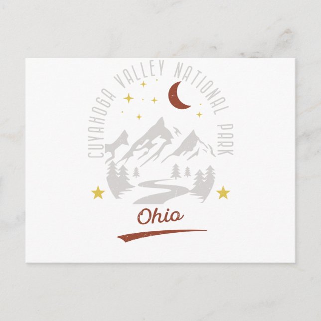 Vintage Cuyahoga Valley National Park Ohio Postcard (Front)
