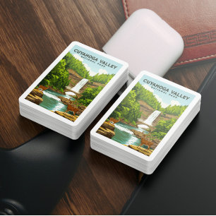 Vintage Cuyahoga Valley National Park  Playing Cards