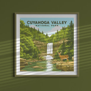 Vintage Cuyahoga Valley National Park Poster