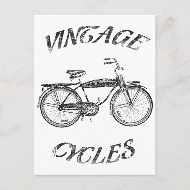 vintage cycles postcard (Front)