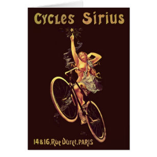 Vintage Cycles Sirius Bicycle Poster