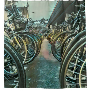 Vintage cycling artwork