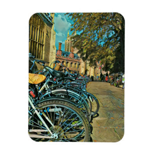 Vintage cycling gifts magnet