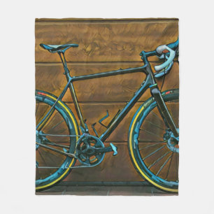 Vintage cycling gifts   mountain bike gifts fleece blanket