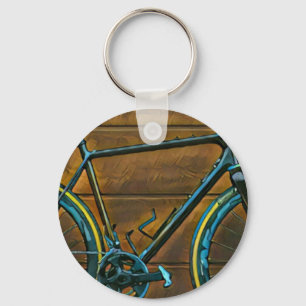 Vintage cycling gifts mountain bike gifts keychain