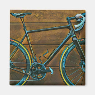 Vintage cycling gifts mountain bike gifts magnet