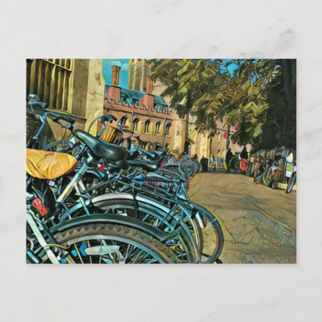 Vintage cycling gifts postcard (Front)