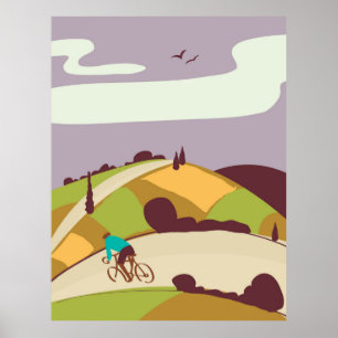 Vintage Cycling Poster
