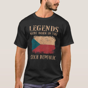 Vintage Czech Republic Flag T-Shirt