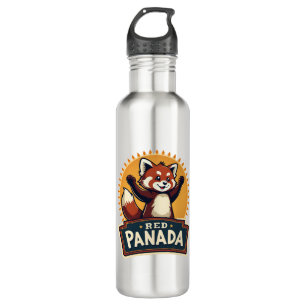 Vintage Dabbing Red Panda Retro Animal Graphic 2 710 Ml Water Bottle