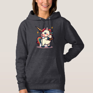 Vintage Dabbing Unicorn Baseball Cartoon Vector De Hoodie