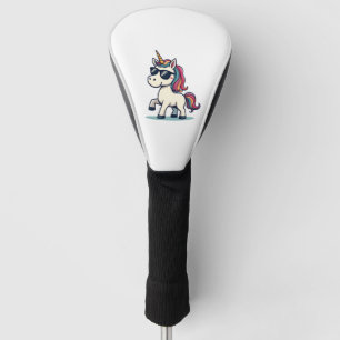 Vintage Dabbing Unicorn Rainbow Cartoon Vector Des Golf Head Cover