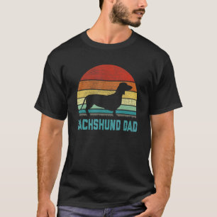Vintage Dachshund Dad  Dog T-Shirt