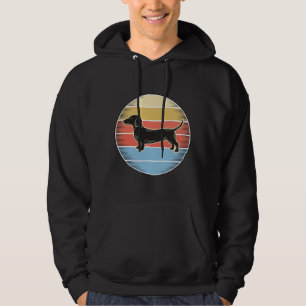 Vintage Dachshund Retro Sunset Dog Shirt Design_1