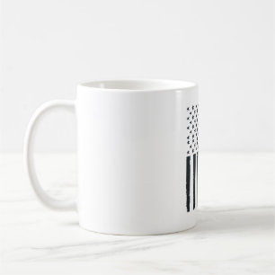 Vintage Dad American Flag Vector Design_1 Coffee Mug