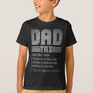 Vintage Dad Tax Definition Men Funny Father's Day T-Shirt