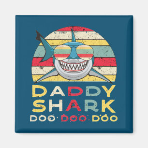 Vintage Daddy Shark "Doo Doo Doo" Magnet