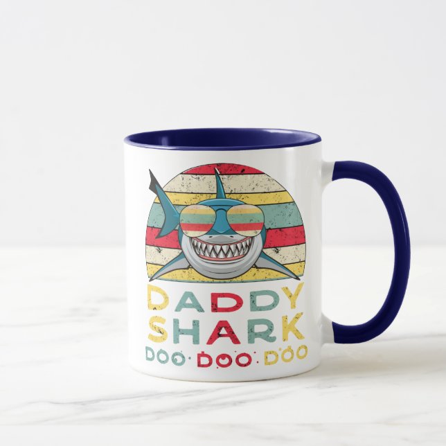 Vintage Daddy Shark "Doo Doo Doo" Mug (Right)