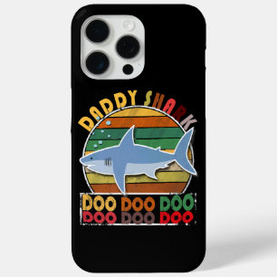 Vintage Daddy Shark Fathers Day iPhone 15 Pro Max Case