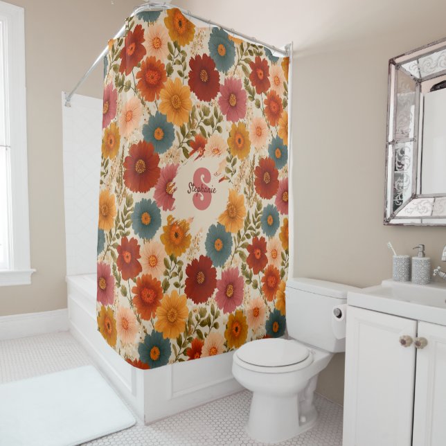 Vintage Daisy Floral Pattern (In Situ)