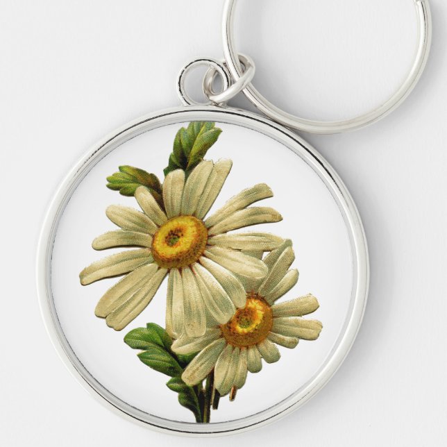 Vintage Daisy Keychain (Front)