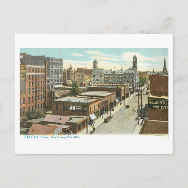Vintage Dallas, Texas Postcard (Front)