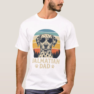 Vintage Dalmatian Dad Dog Lover Design_1 T-Shirt
