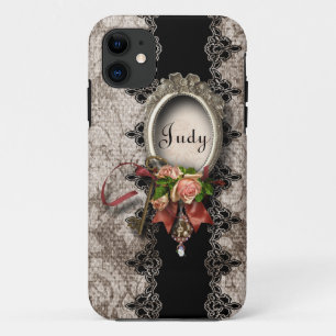 Vintage Damask iPhone 5 Coque