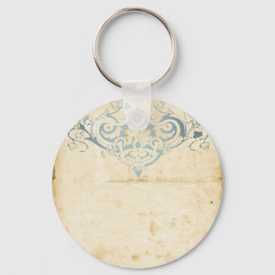 Vintage Damask Keychain