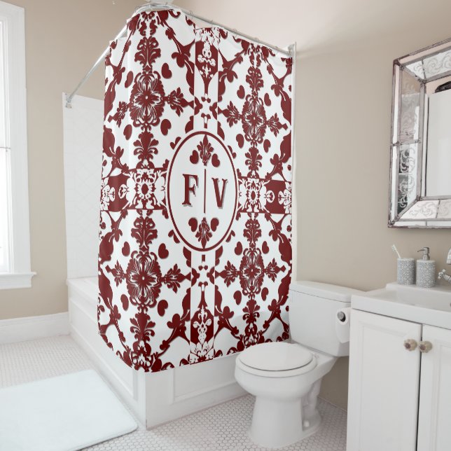 Vintage Damask Monogram (In Situ)