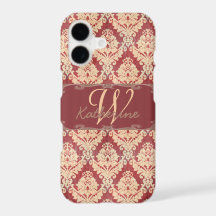 Vintage Damask Monogram