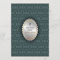 Vintage Damask Ornate Spoon Fork Rehearsal Dinner