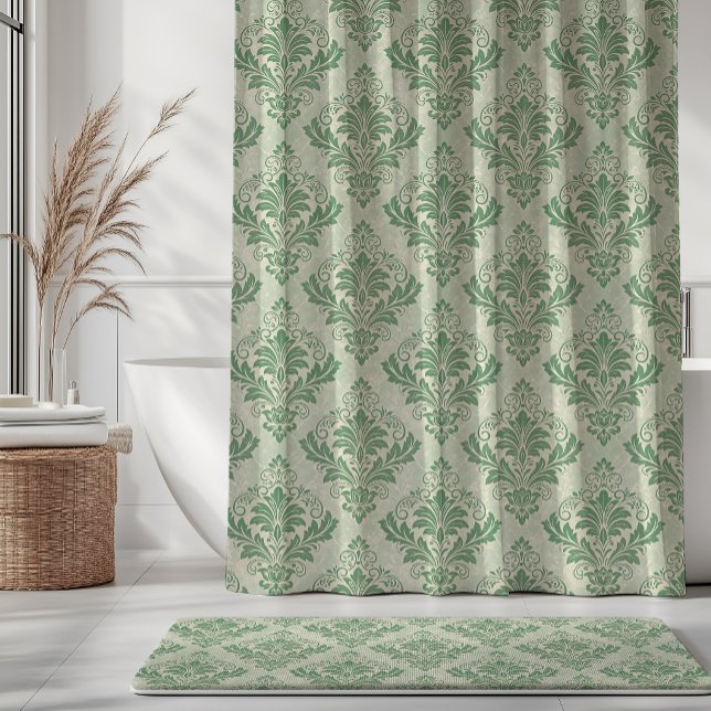 Vintage Damask Pattern Green Botanical (Creator Uploaded)