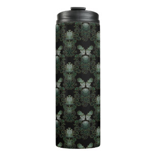 Vintage Damask Pattern Thermal Tumbler