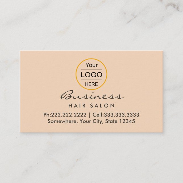 Vintage Damask Salon: Hair Stylist Appointment (Front)