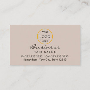 Vintage Damask Salon: Hair Stylist Appointment Card