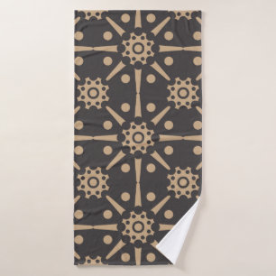 Vintage damask seamless retro pattern background r bath towel