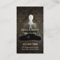 Vintage Damask Yoga & Mediation Loyalty Punch