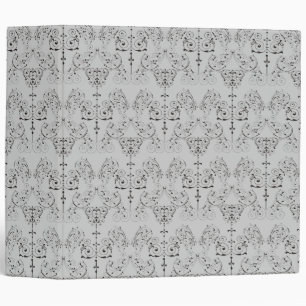 Vintage Damasks Wallpaper - black + your backgr. Binder