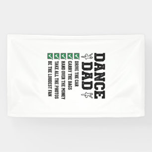 Vintage Dance Dad Checklist Shirt Design_1 Banner