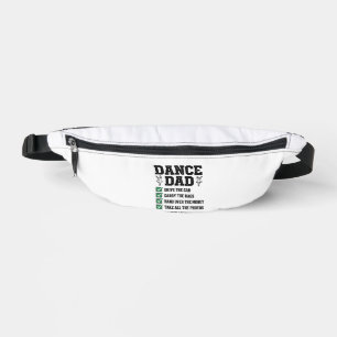 Vintage Dance Dad Checklist Shirt Design_1 Fanny Pack