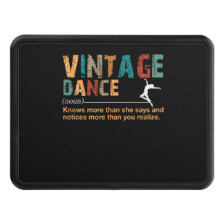 Vintage Dance Definition Dance Lover Gift Trailer Hitch Cover