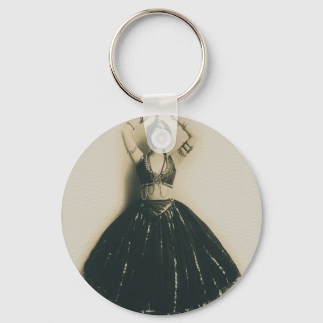 Vintage Dancer Keychain (Front)