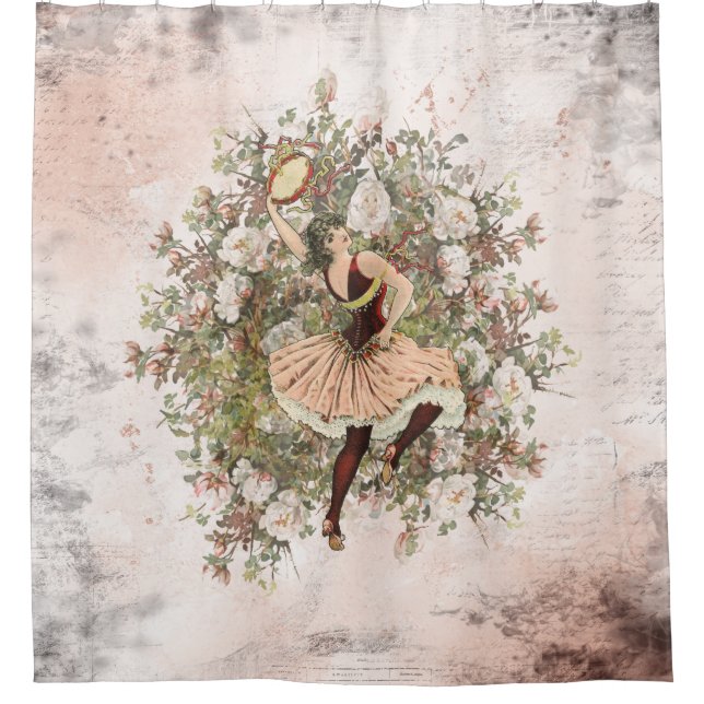 Vintage Dancing Gypsy Floral Mix and Match (Front)