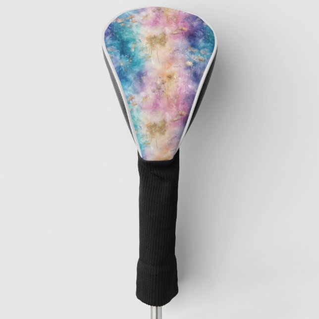 Vintage Dandelion Abstract Pattern (2) Golf Head Cover (Front)